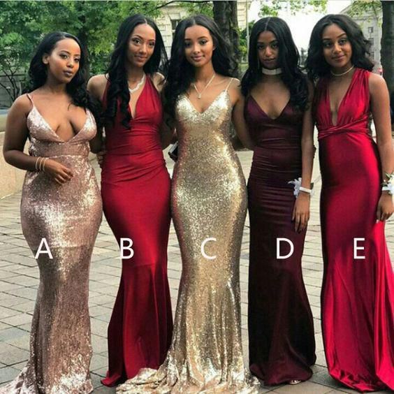 Mermaid Sequin Prom Dresses – NICEOO